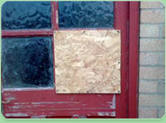boarded up Teddington